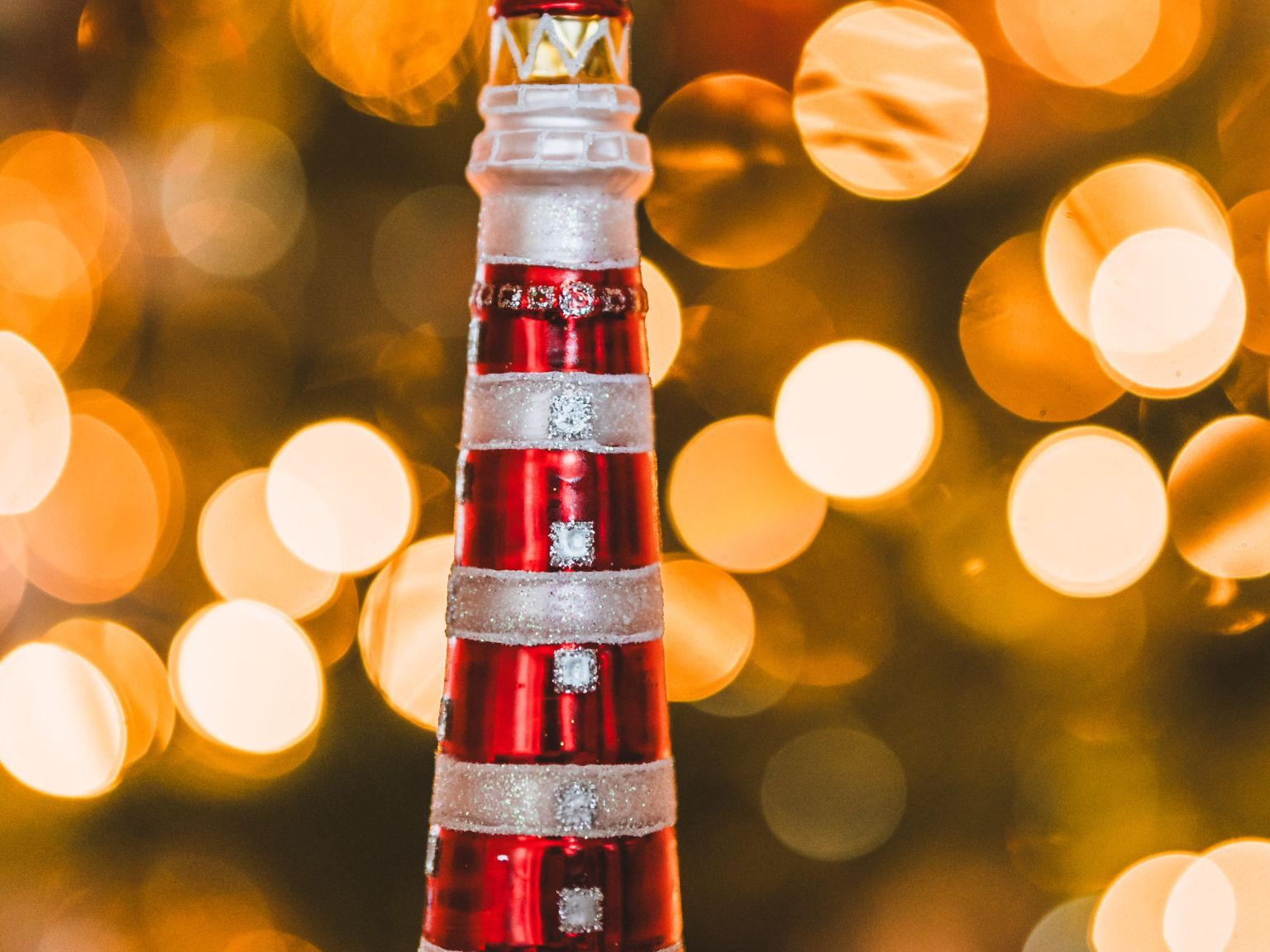 Vuurtoren Ameland kerstbal - Webshop VVV Ameland