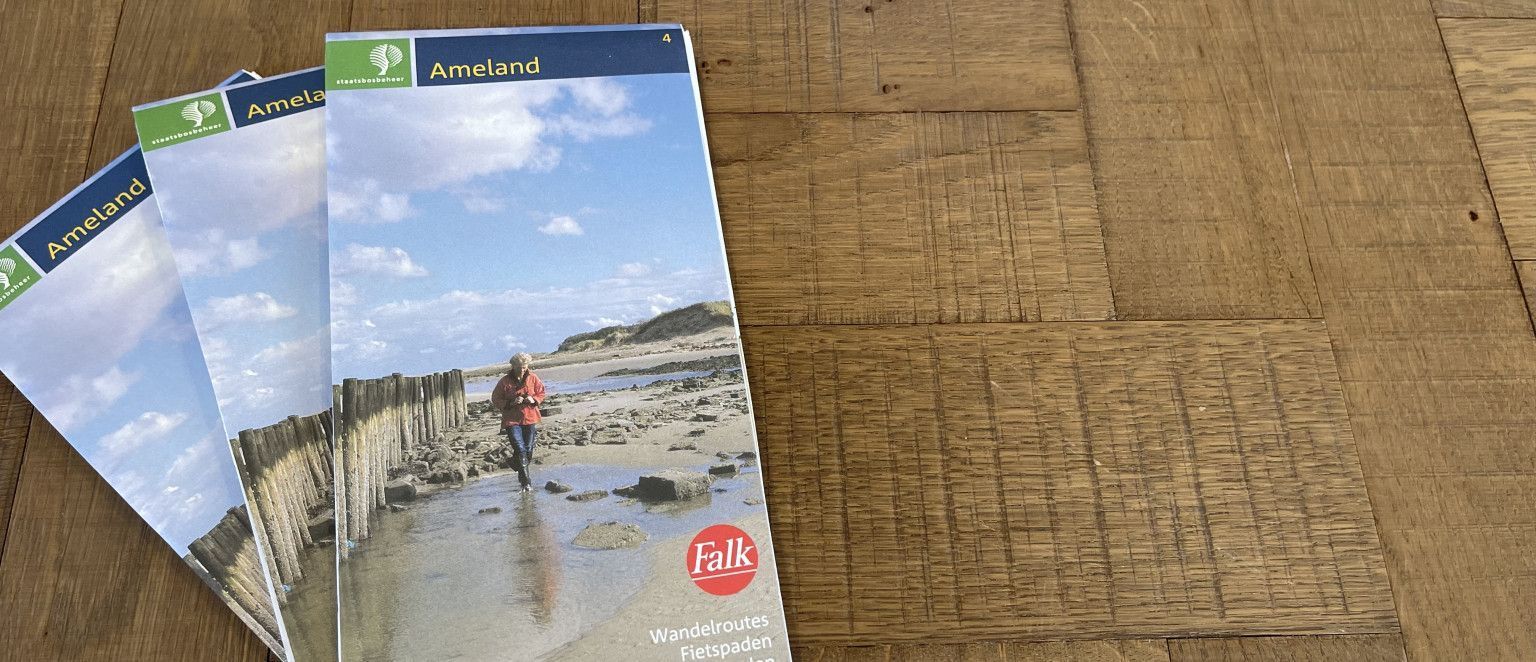 Kaart Staatsbosbeheer - webshop VVV Ameland