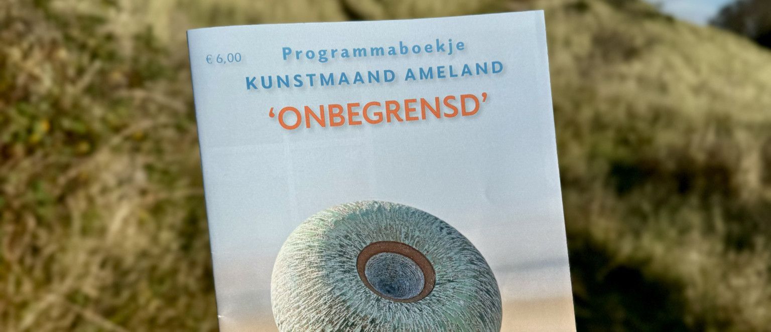 Programmaboekje Kunstmaand Ameland - webshop VVV Ameland 