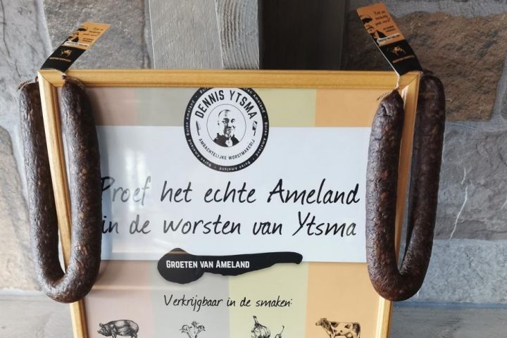 Amelander droge worst van Ytsma - Amelands Produkt - VVV Ameland