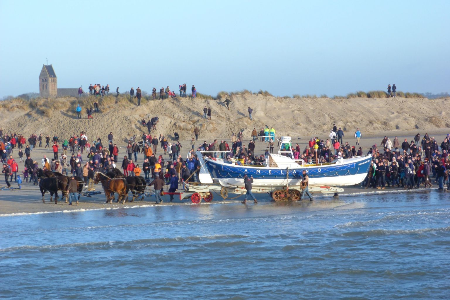 Robbentocht en lancering Paardenreddingboot Ms Zeehond