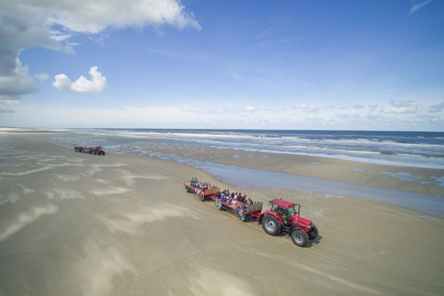 Strandritten met Joh. de Jong