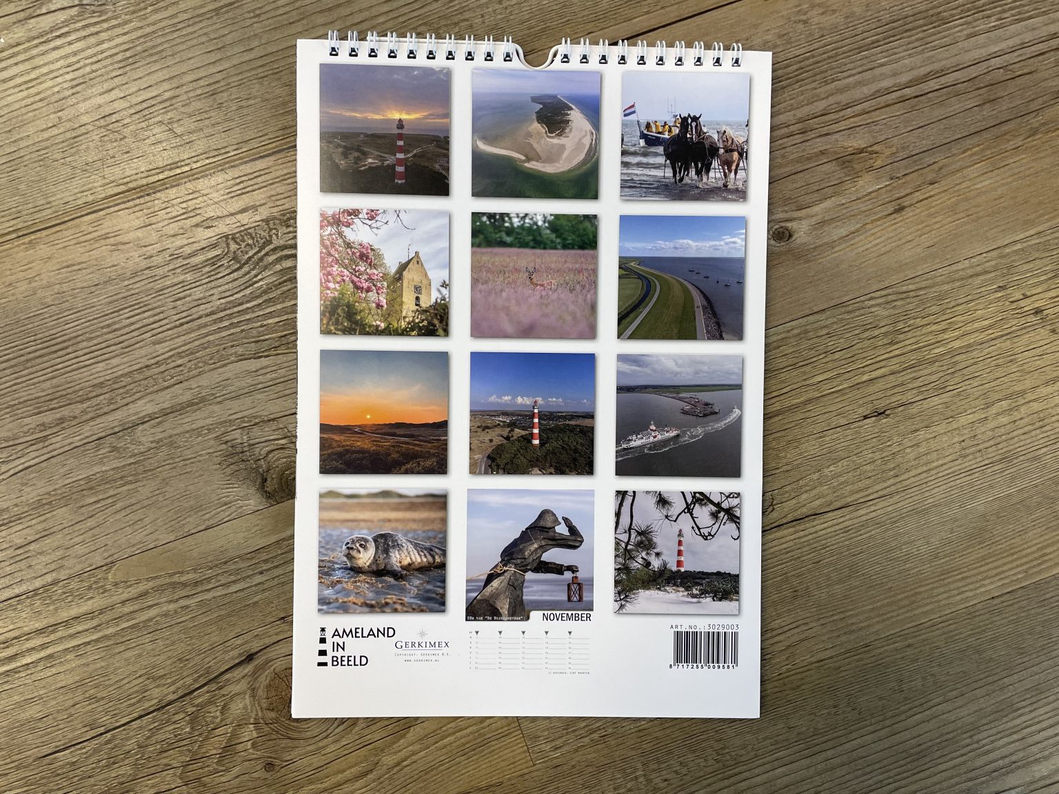 Ameland kalender 2025  - Webshop VVV Ameland