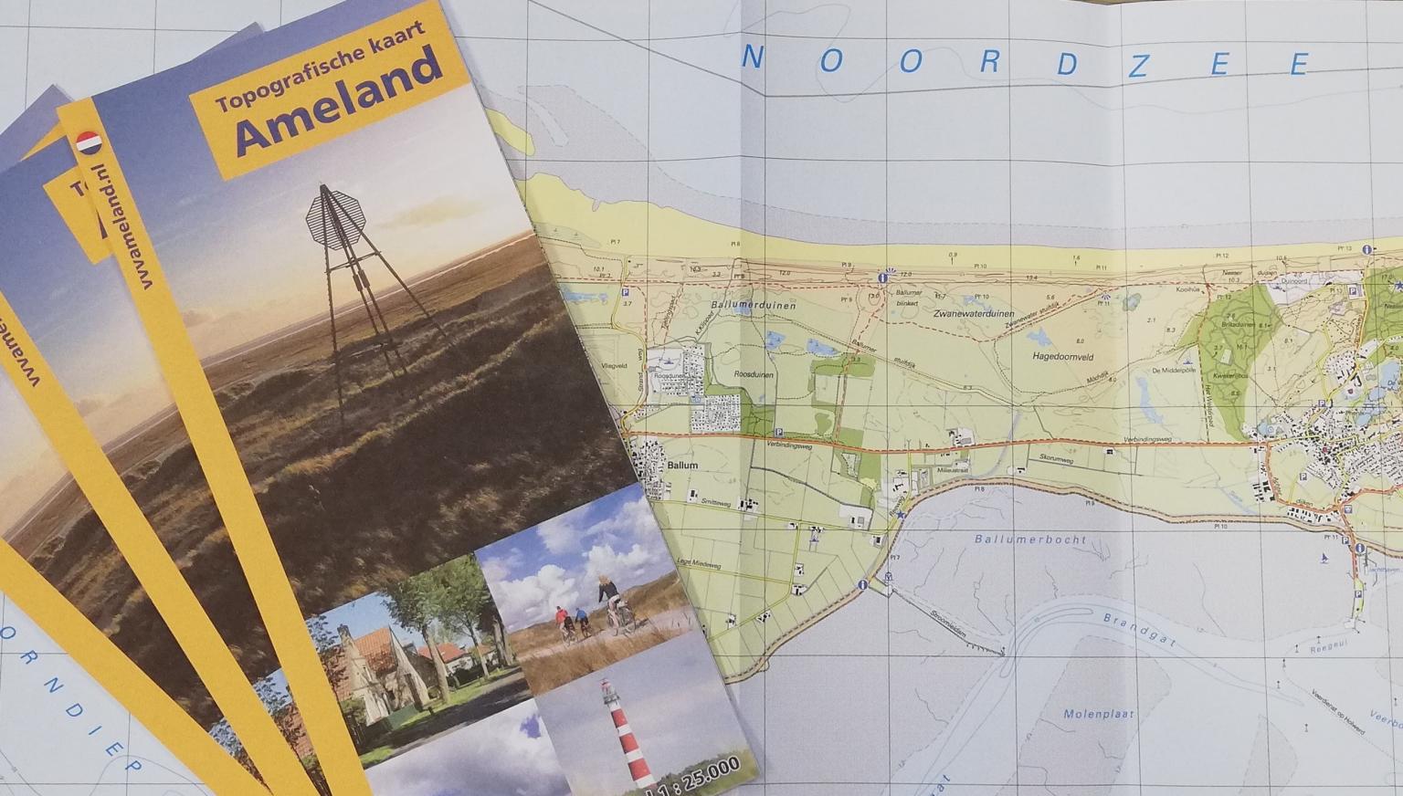 Routes en kaarten - webshop VVV Ameland