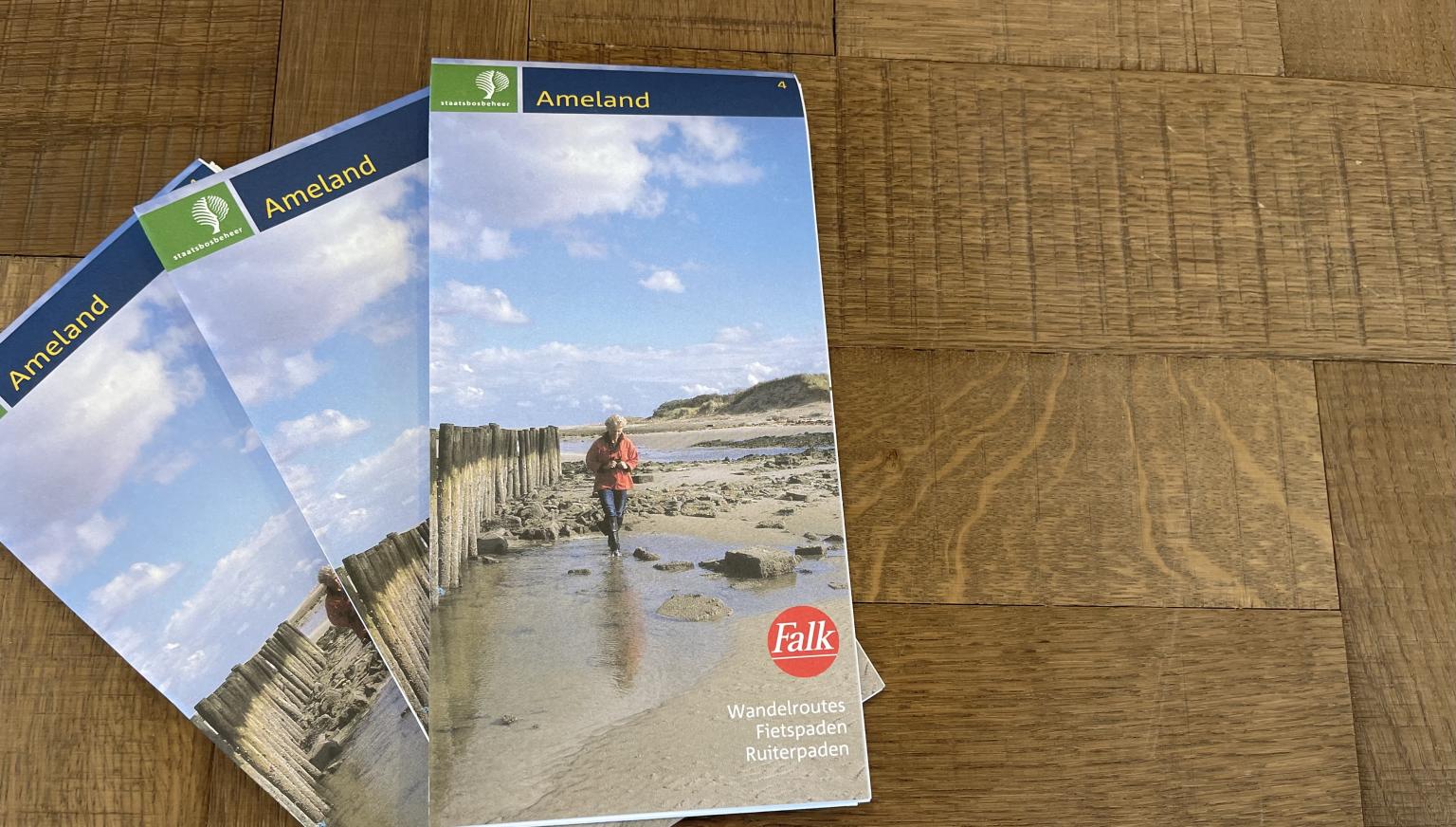 Kaart Staatsbosbeheer - webshop VVV Ameland