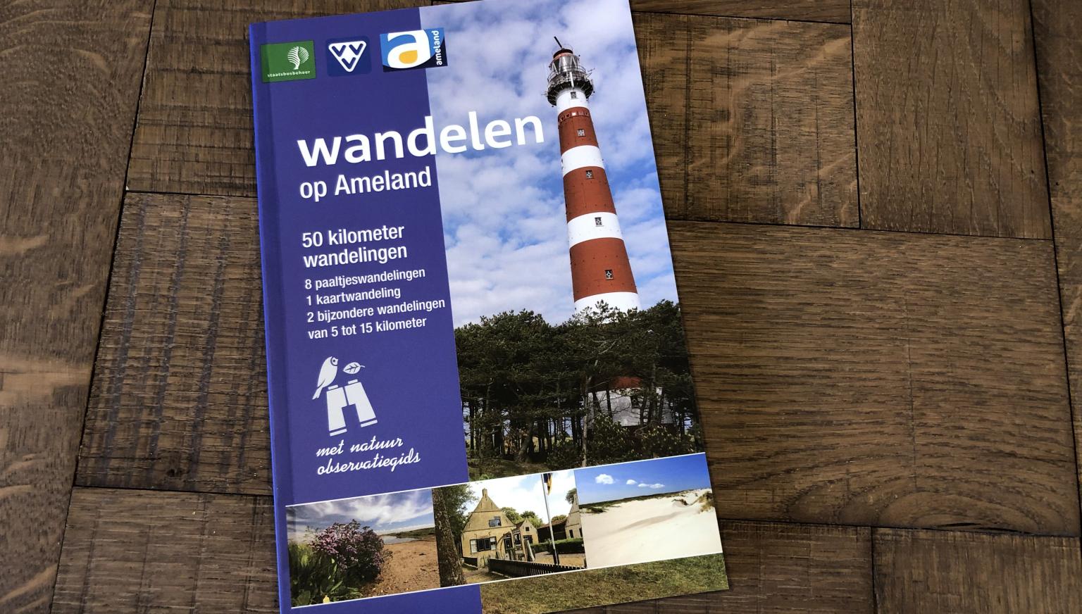 Wandelrouteboekje Wandelen op Ameland - webshop VVV Ameland